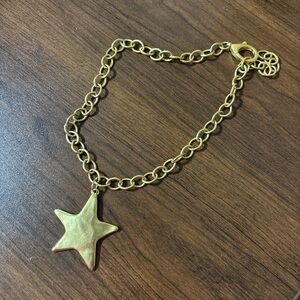 Chunky Gold Star Pendant Necklace